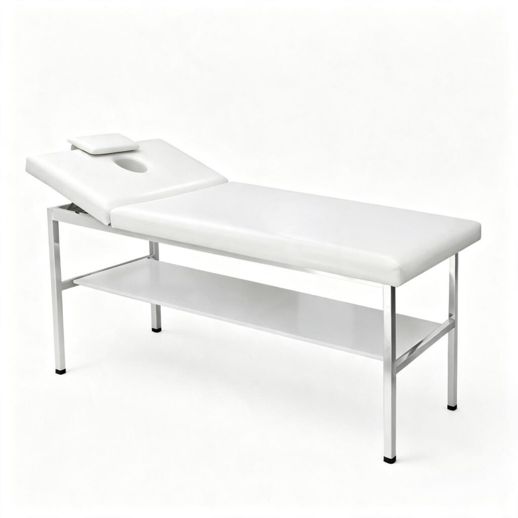 Mesa de masaje con entrepaño