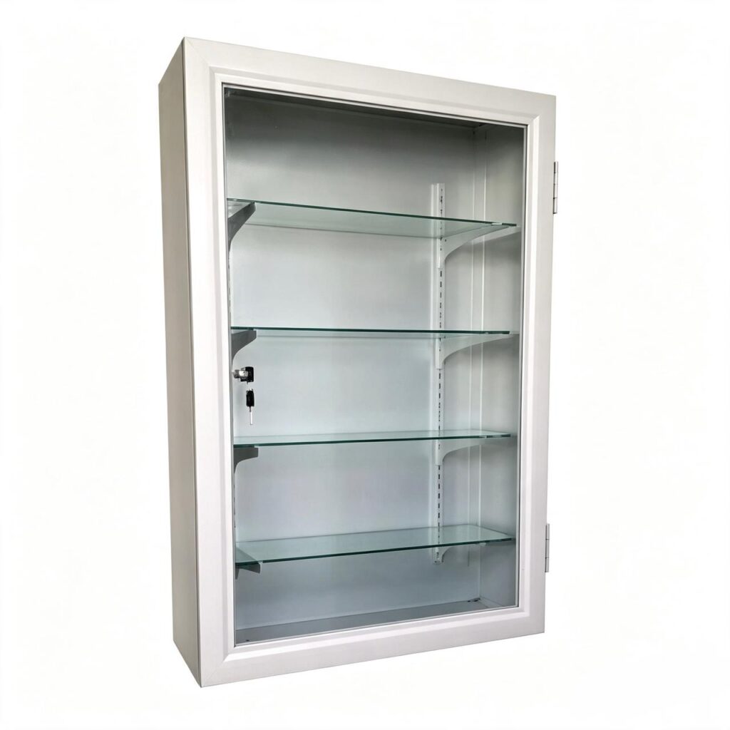 Vitrina contra muro 90ª x 60