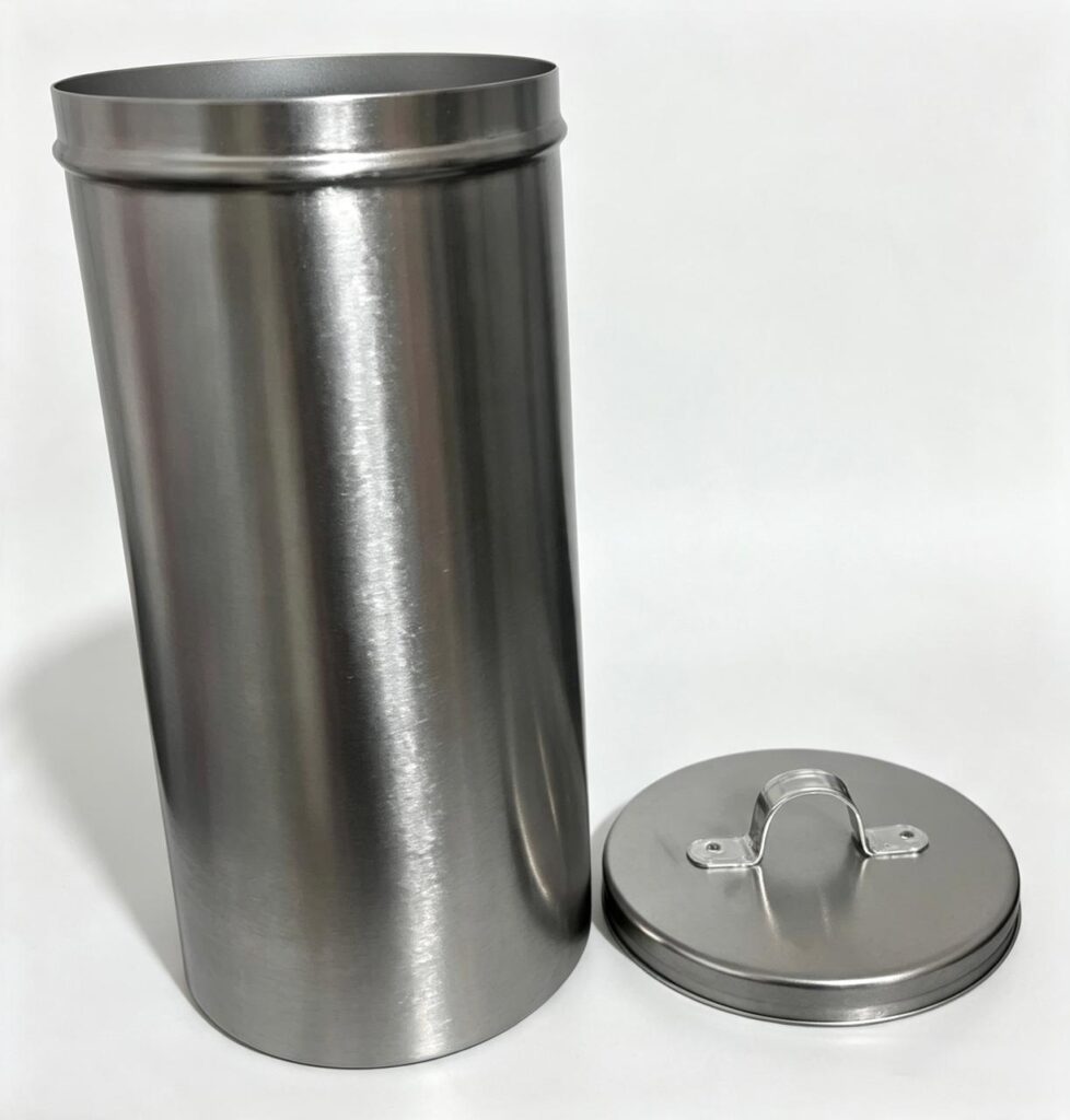 Algodonera de acero inoxidable 1000ml.