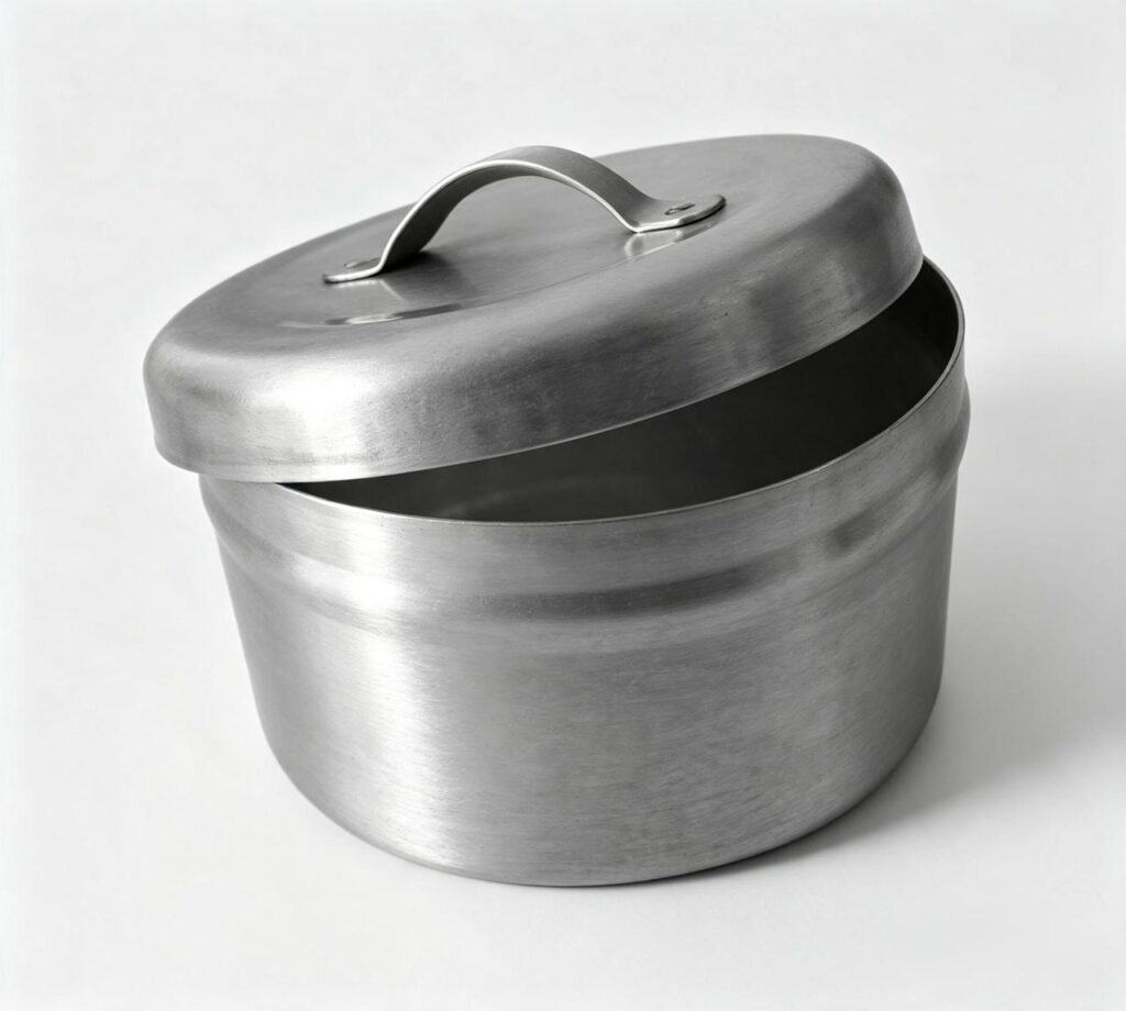Algodonera de acero inoxidable 500ml.