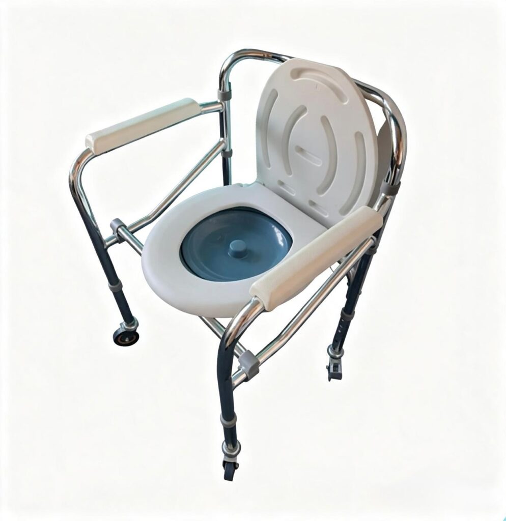 SILLA COMODO CROMADA CONFORT